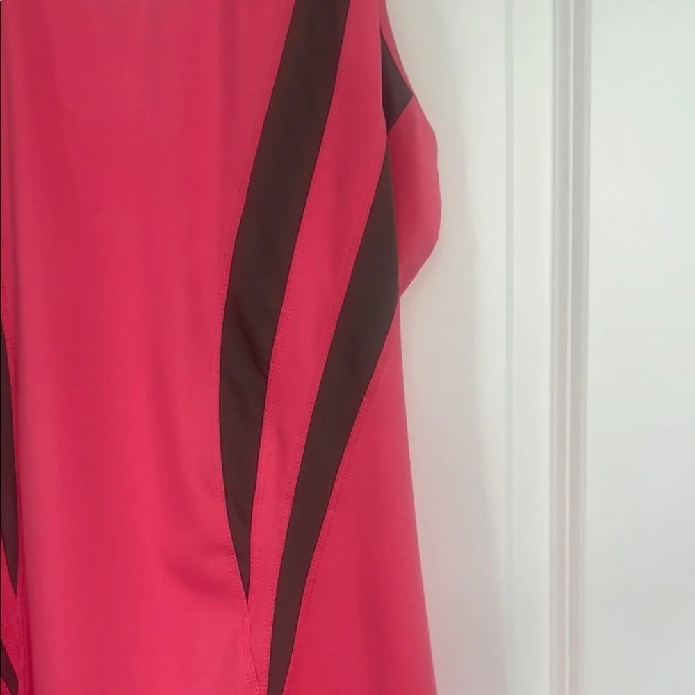 Bolle Pink and Black Sleeveless Tennis Dress - Picture 3 of 5